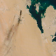 A view from space of the fires at Saudi Aramco’s Abqaiq oil refinery.